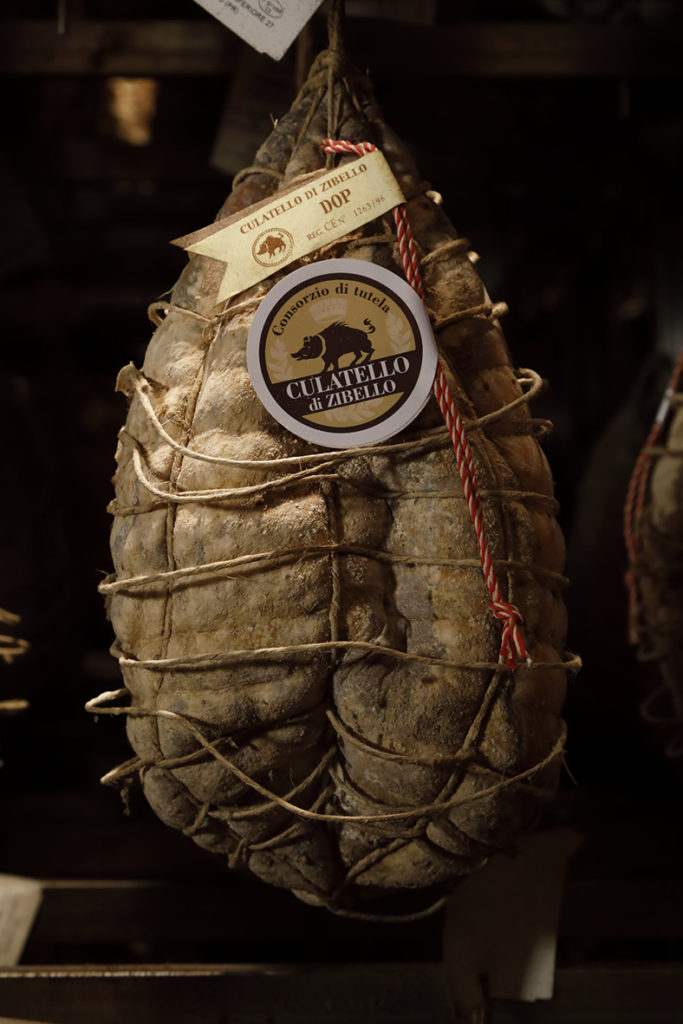 Culatello di Zibello DOP with Consortium labels