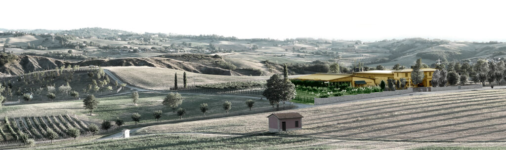 Rosa dell'Angelo farm in Rivalta Parma