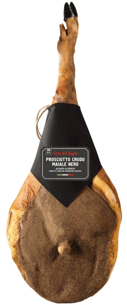 Black pig ham production and sale
