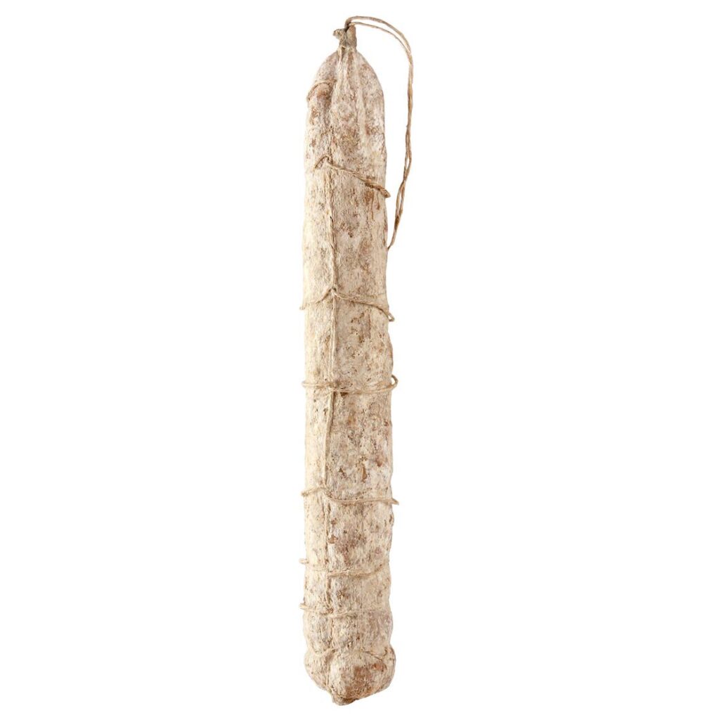Seasoned Felino PGI salami production and sale