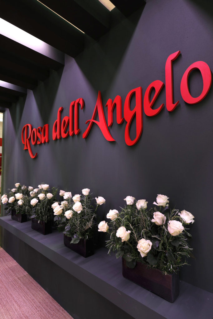 Stand Cibus logo Rosa dell'Angelo