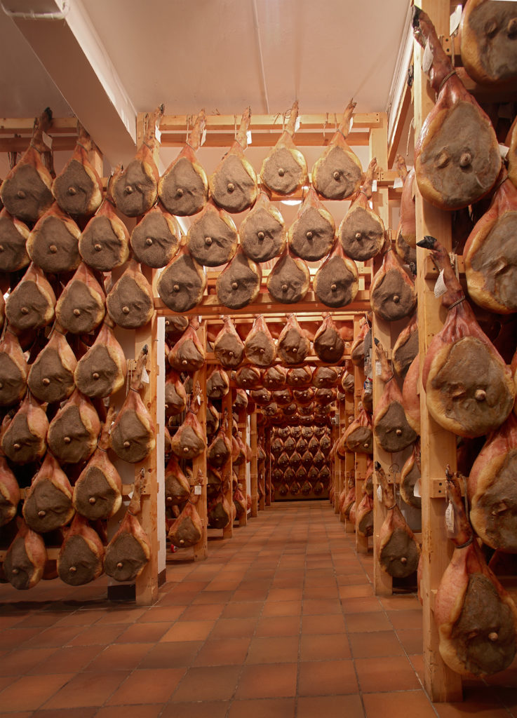 Cave d'affinage du jambon Rosa dell'Angelo