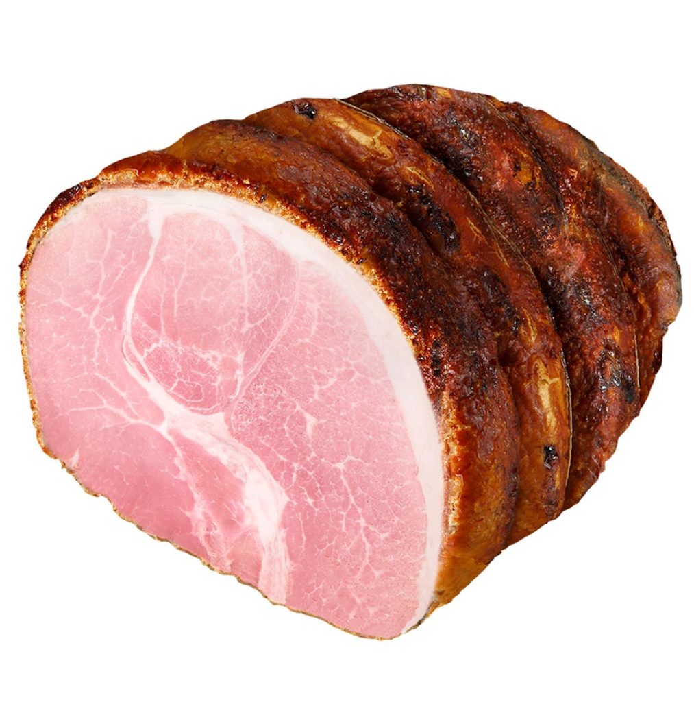 Jambon cuit au four à la sauge et au romarin
