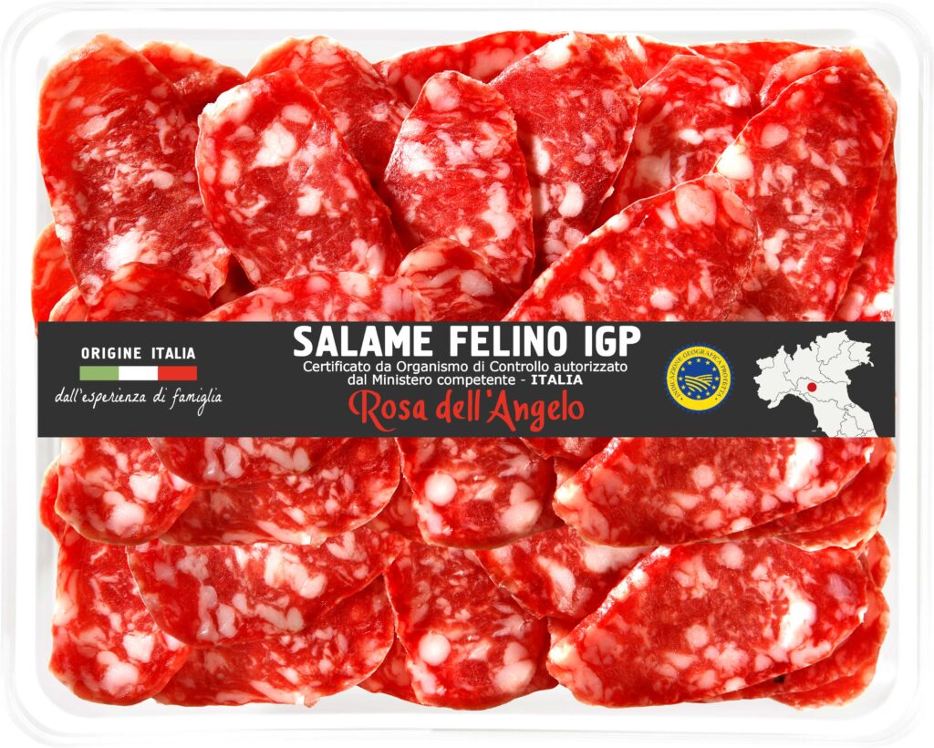 Salame Felino IGP a fette pronte da gustare