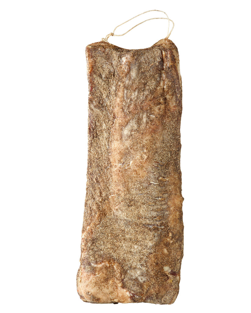 Pancetta stesa artigianale stagionata