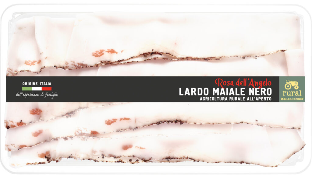 Lardo di maiale nero